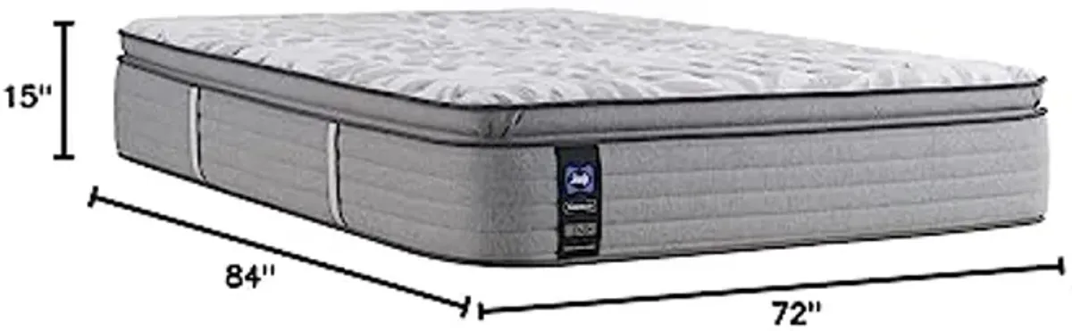 Sealy Posturepedic Spring Silver Pine Euro Pillowtop Soft Feel Mattress and 5-Inch Foundation, California King