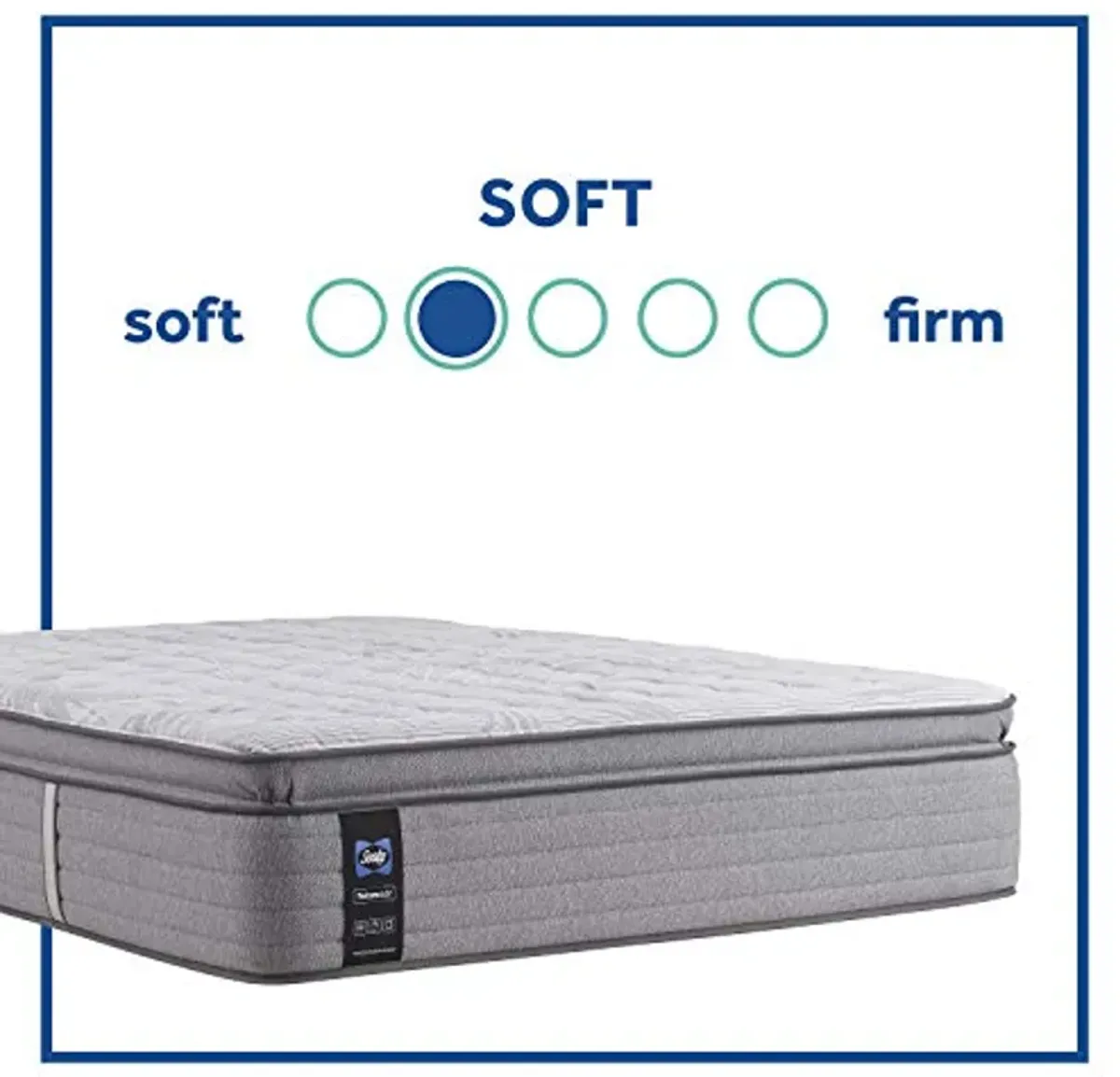 Sealy Posturepedic Spring Silver Pine Euro Pillowtop Soft Feel Mattress and 5-Inch Foundation, California King