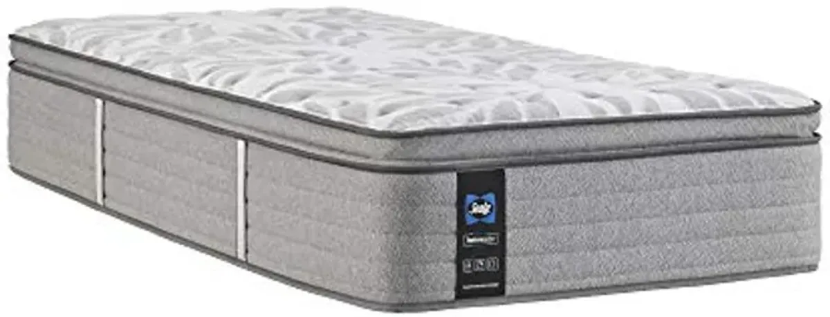 Sealy Posturepedic Spring Silver Pine Euro Pillowtop Soft Feel Mattress and 9-Inch Foundation, Twin