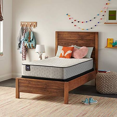 Sealy Essentials Spring Osage Firm Feel Mattress and 9-Inch Foundation, Twin XL