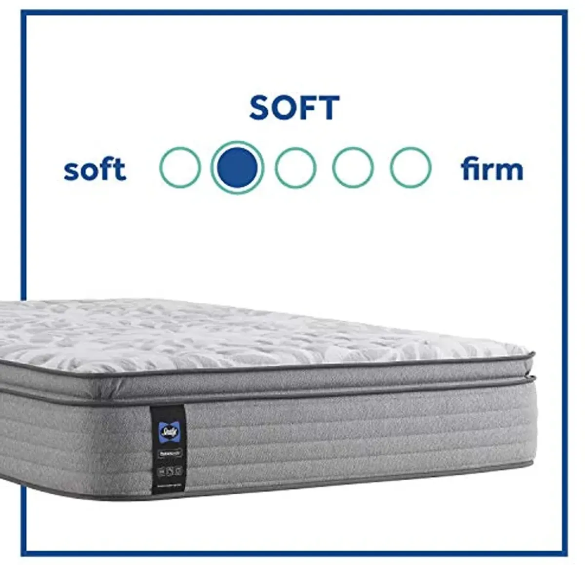 Sealy Posturepedic Spring Red Maple Euro Pillowtop Soft Feel Mattress and 9-Inch Foundation, Twin