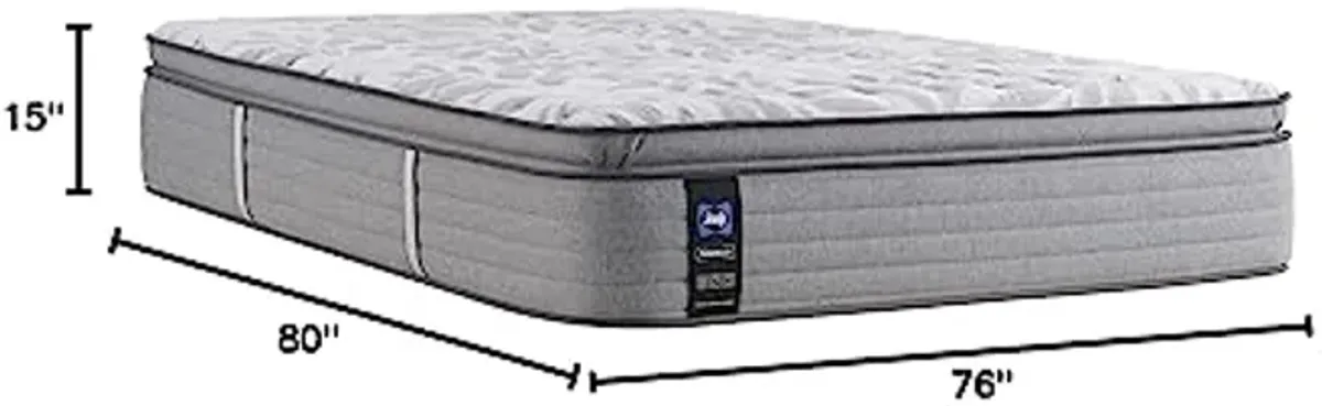 Sealy Posturepedic Spring Silver Pine Euro Pillowtop Medium Feel Mattress, King