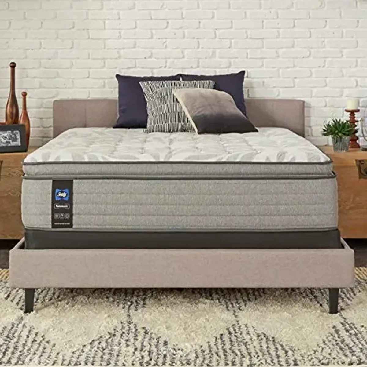 Sealy Posturepedic Spring Silver Pine Euro Pillowtop Medium Feel Mattress, King