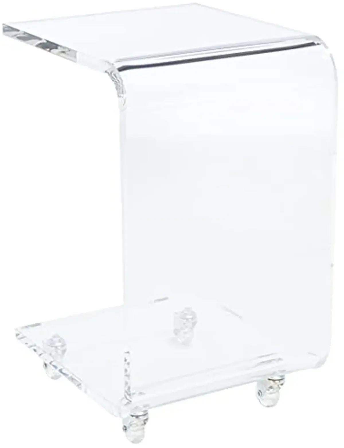 SAFAVIEH Home Collection Rollins Clear Acrylic Bar Cart