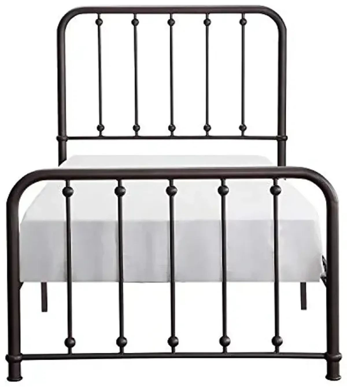 Lexicon Foresthill Metal Platform Bed, Twin, Antique Bronze