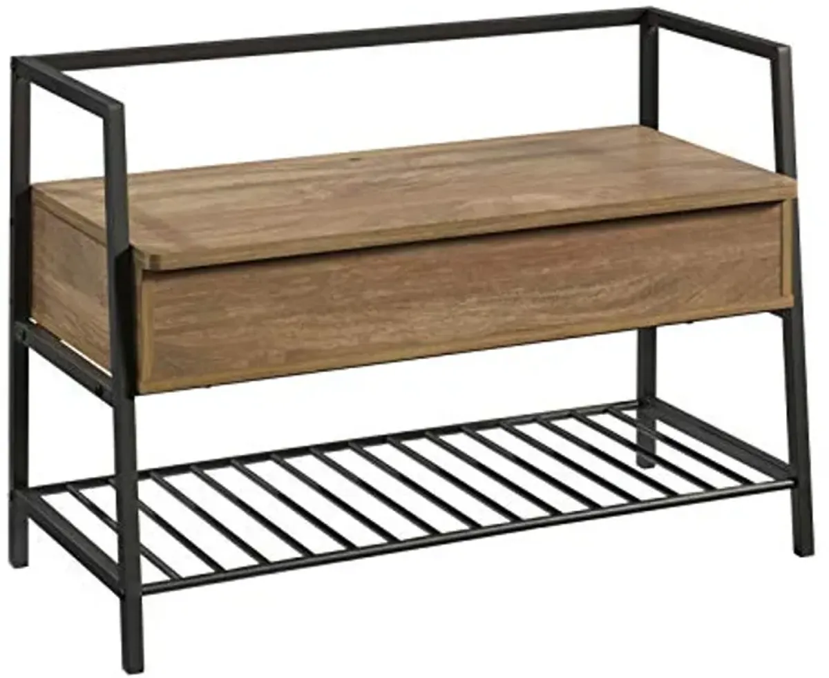 Sauder North Avenue Storage Bench, Sindoori Mango Finish