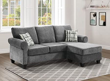 Lexicon Bridgton Reversible Sofa Chaise, Gray