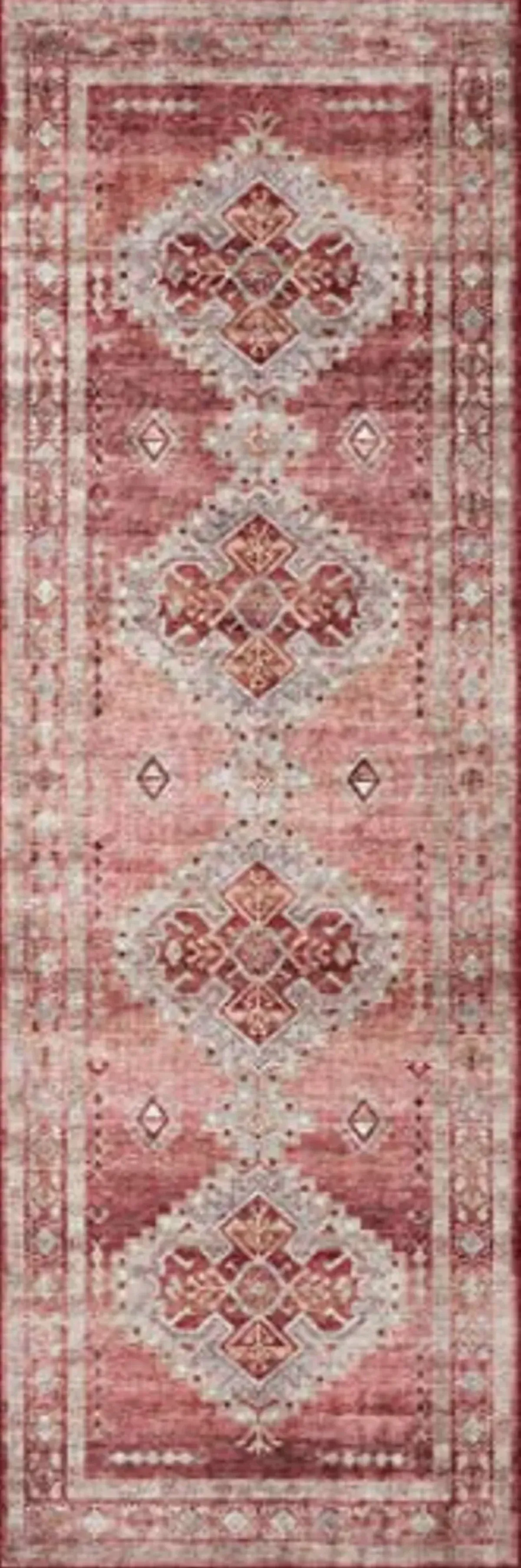 Loloi II Heidi Collection HEI-03 Sunset/Natural 2'-3" x 3'-9" Accent Rug