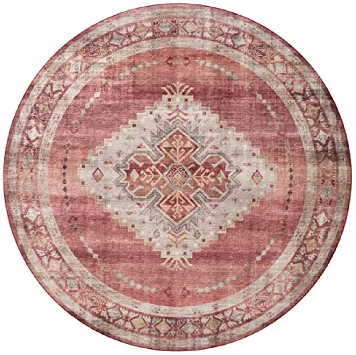 Loloi II Heidi Collection HEI-03 Sunset/Natural 2'-3" x 3'-9" Accent Rug