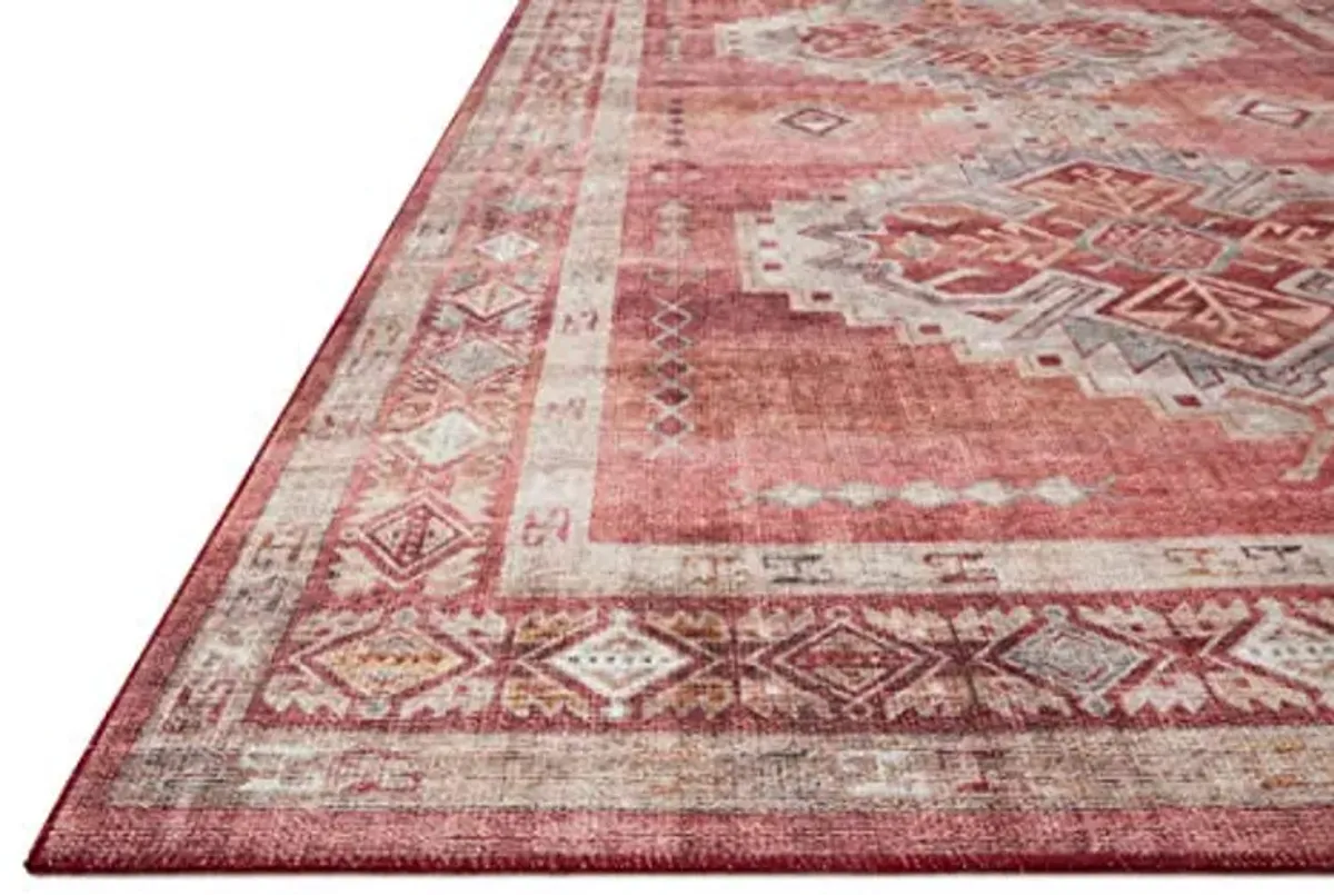 Loloi II Heidi Collection HEI-03 Sunset/Natural 2'-3" x 3'-9" Accent Rug