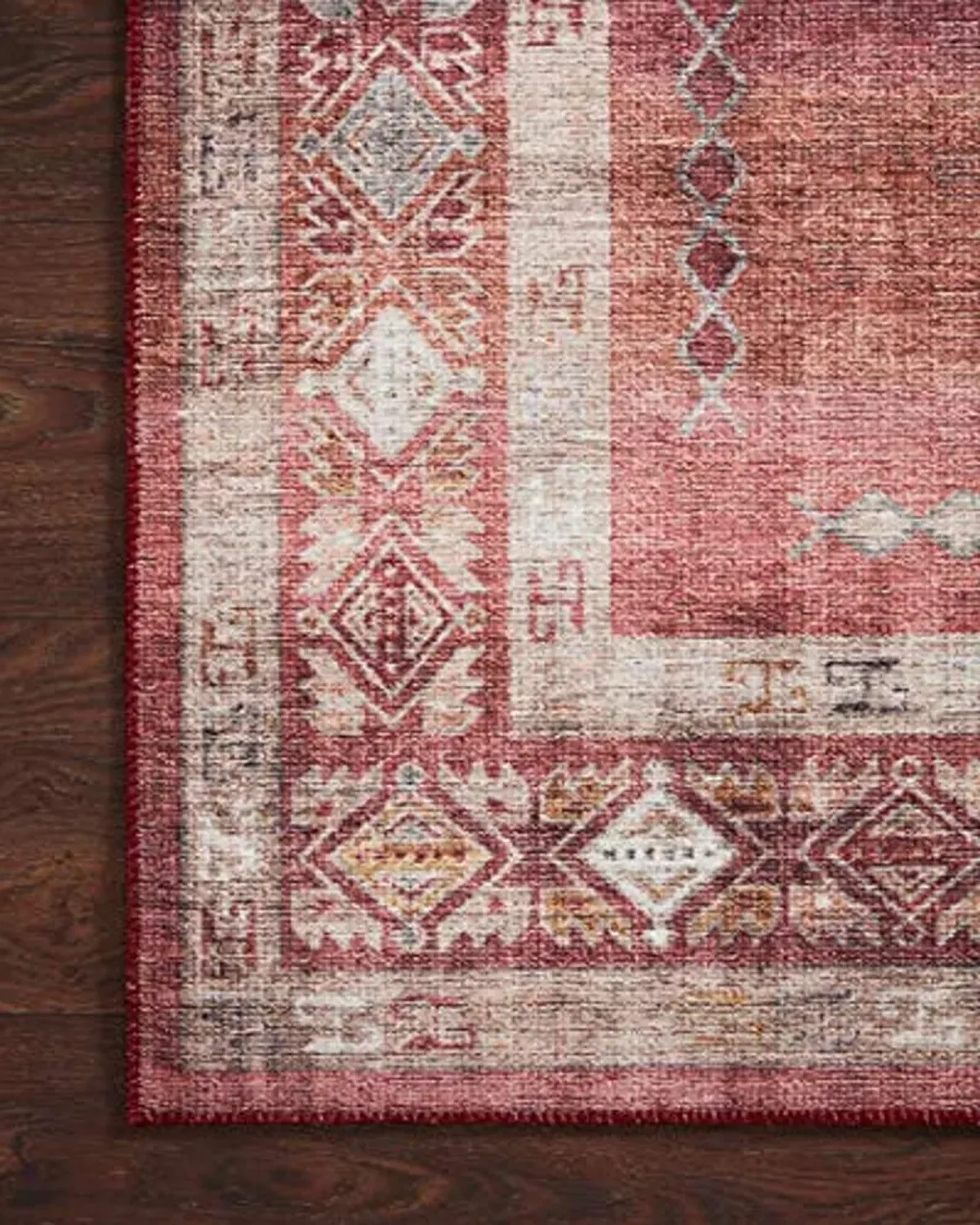 Loloi II Heidi Collection HEI-03 Sunset/Natural 2'-3" x 3'-9" Accent Rug