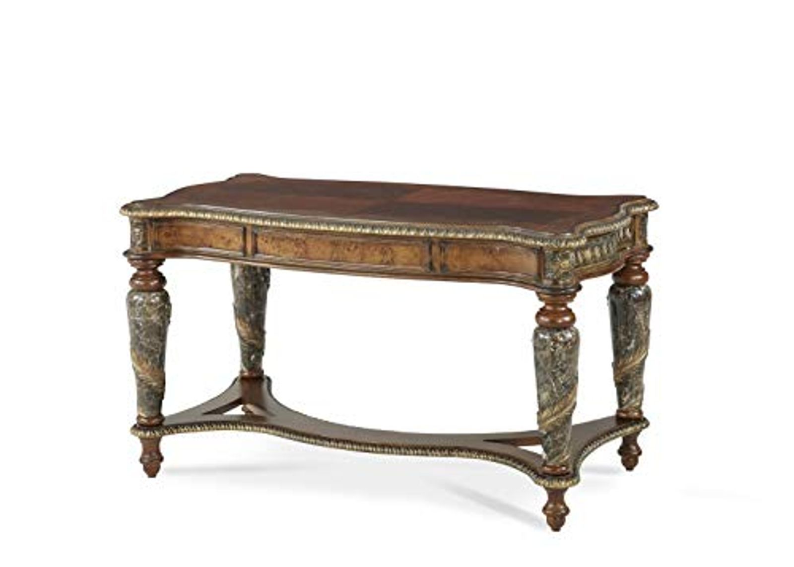 Aico Amini Villa Valencia Writing Desk in Classic Chestnut