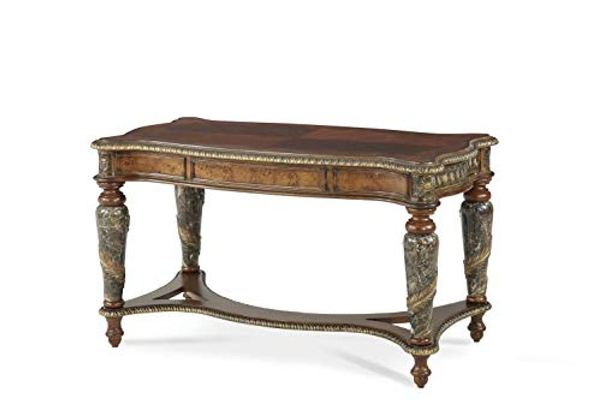 Aico Amini Villa Valencia Writing Desk in Classic Chestnut