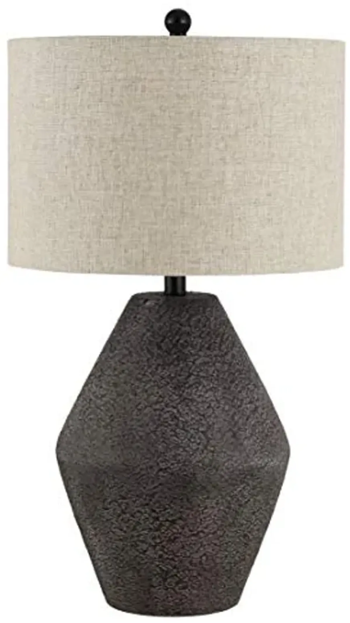 SAFAVIEH Lighting Collection Ersta Modern Rustic Farmhouse Brown 27-inch Bedroom Living Room Home Office Desk Nightstand Table Lamp (LED Bulb Included)