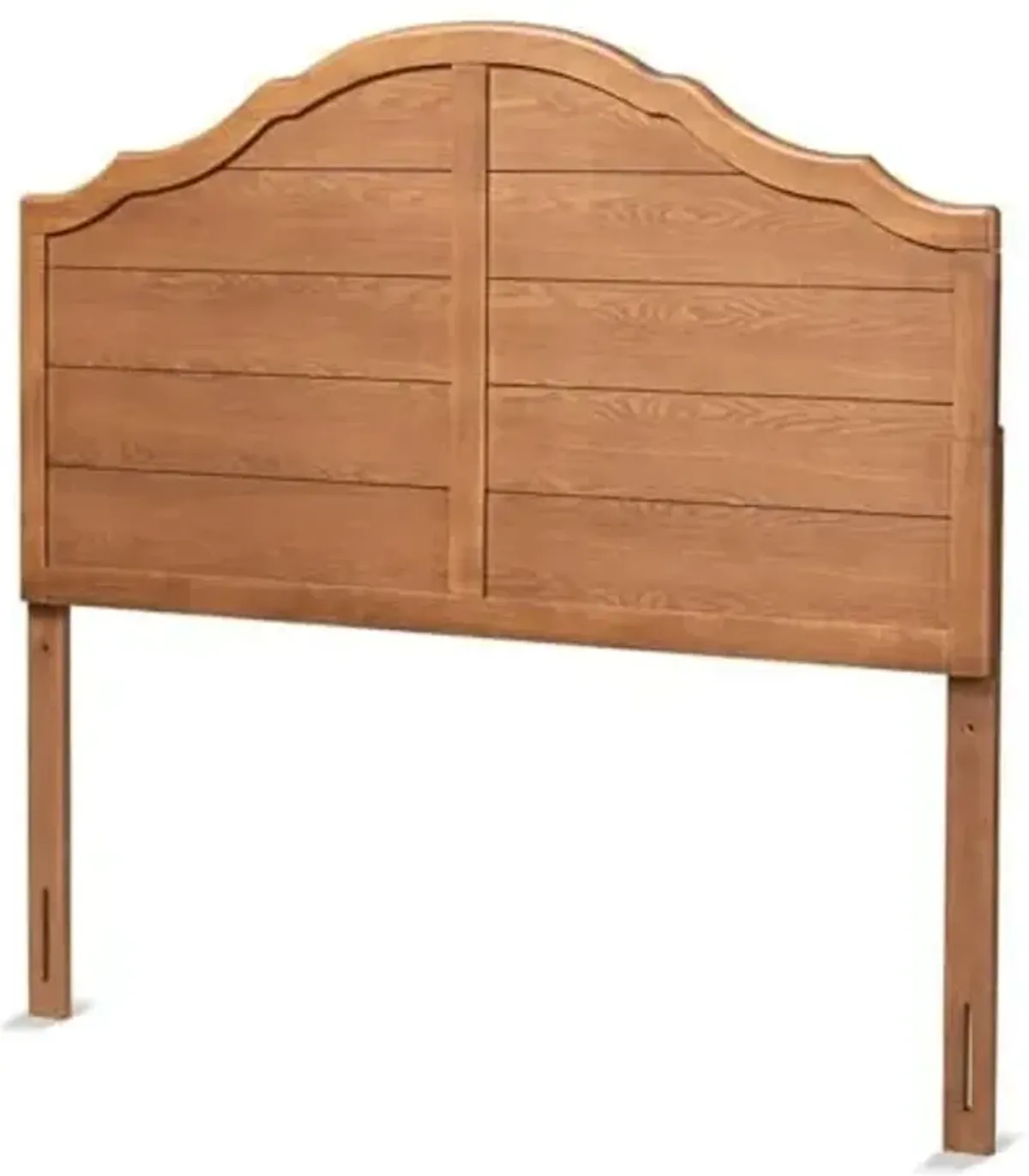 Baxton Studio Clive Vintage Traditional Farmhouse Ash Walnut Finished Wood King Size Headboard