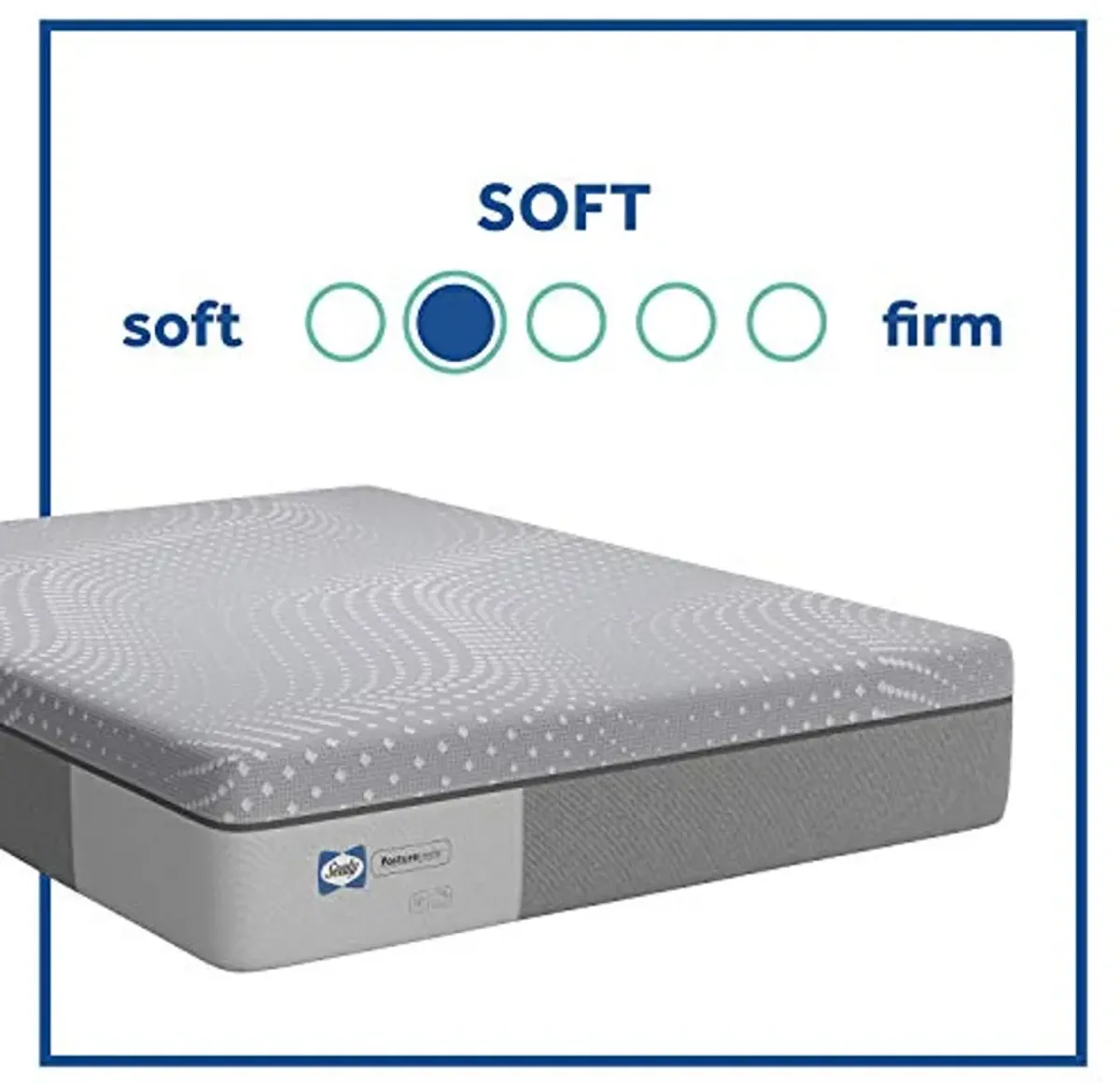 Sealy Posturepedic Foam Lacey Soft Feel Mattress, Twin XL