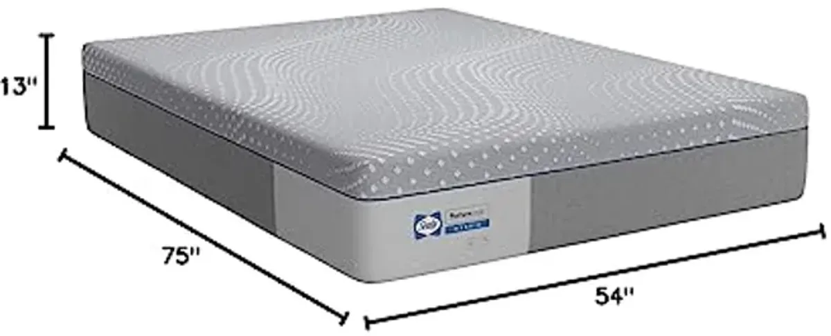 Sealy Posturepedic Hybrid Lacey Soft Feel Mattress and 5-Inch Foundation, Full