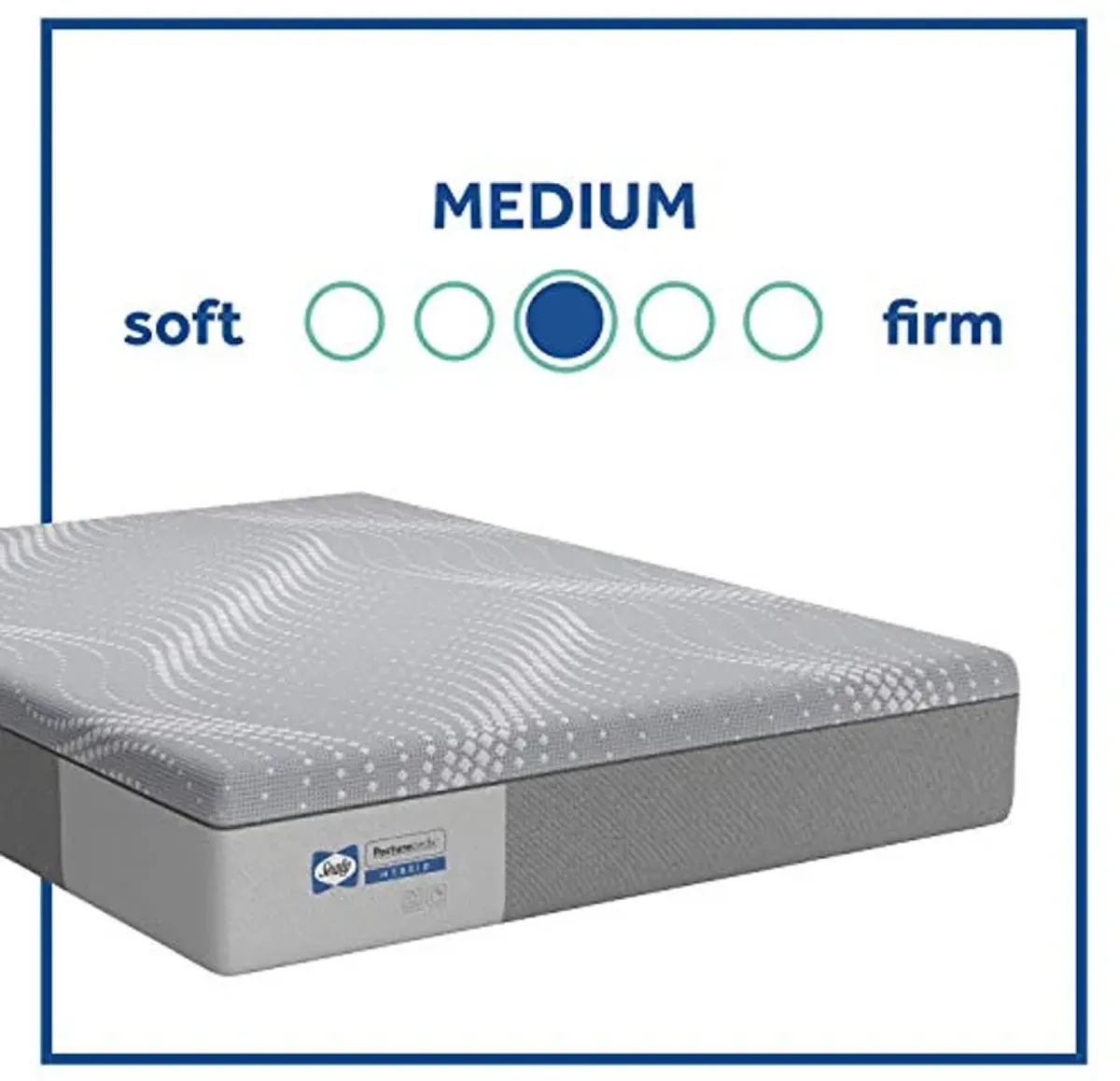 Sealy Posturepedic Hybrid Paterson Medium Feel Mattress and 5-Inch Foundation, King