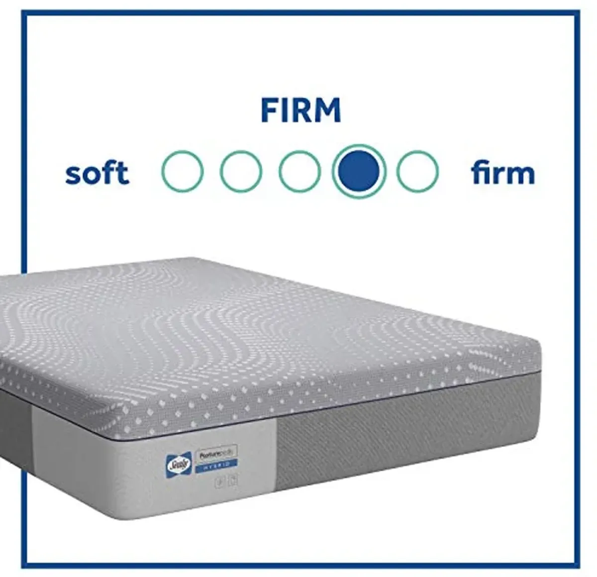 Sealy Posturepedic Hybrid Lacey Firm Feel Mattress and 5-Inch Foundation, Twin