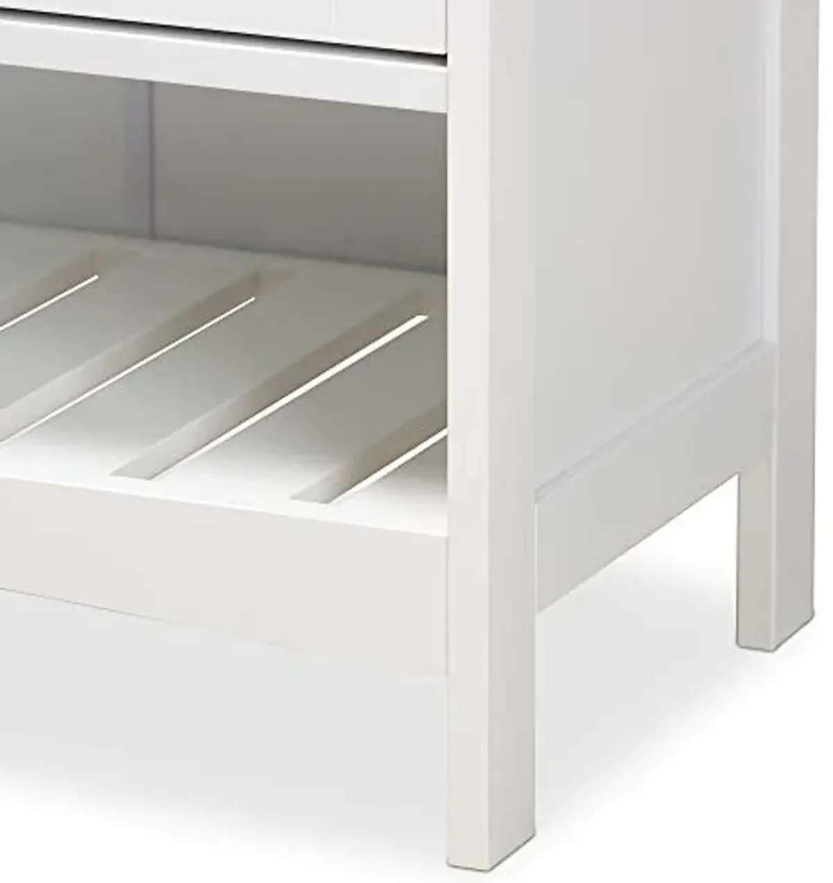 Baxton Studio Jaela Bathroom Shelving, White