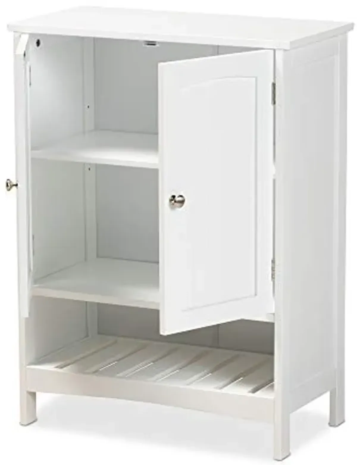 Baxton Studio Jaela Bathroom Shelving, White