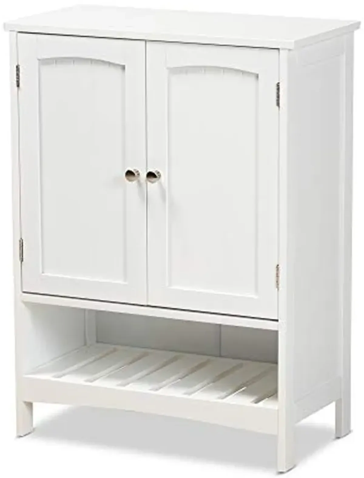 Baxton Studio Jaela Bathroom Shelving, White