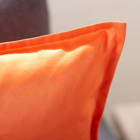Safavieh Home Collection Erna 18-inch Orange Decorative Accent Pillow PLS7178C-1818, 19"x19"