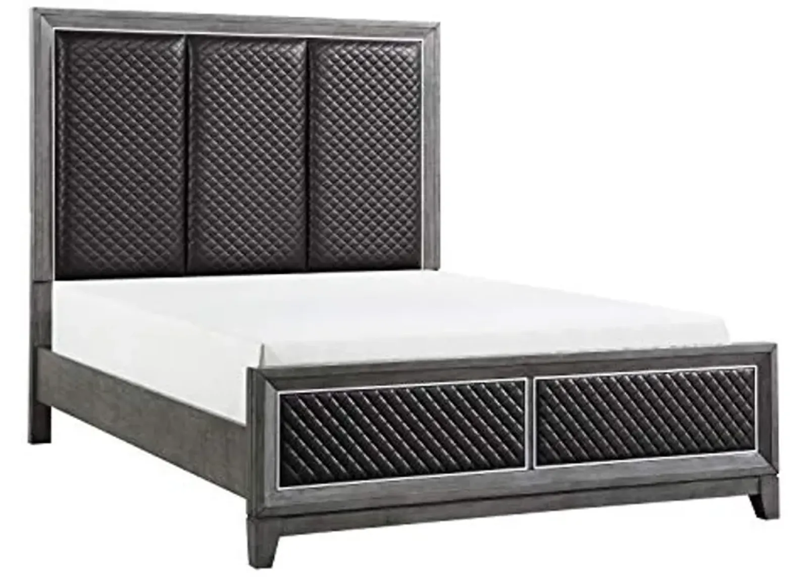 Lexicon Remington Panel Bed, Queen, Wire Brushed Gray