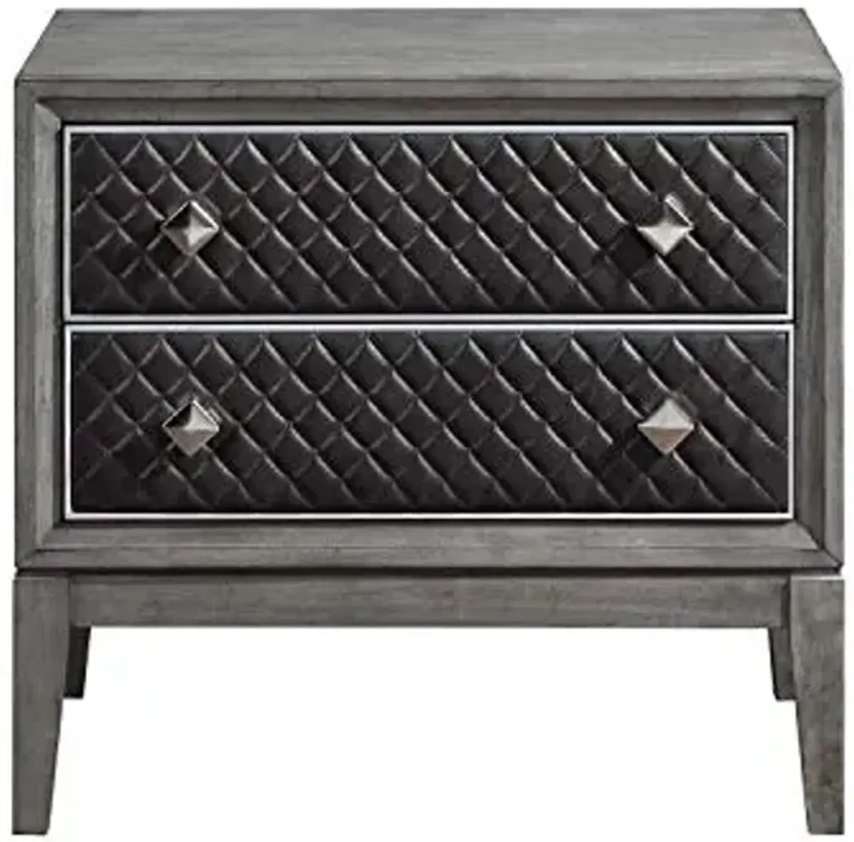Lexicon Remington Nightstand, Wire Brushed Gray