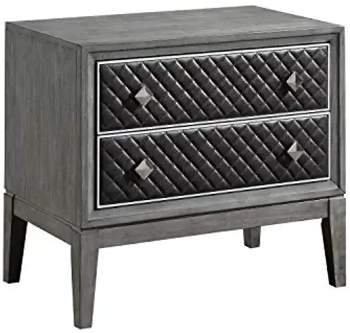 Lexicon Remington Nightstand, Wire Brushed Gray