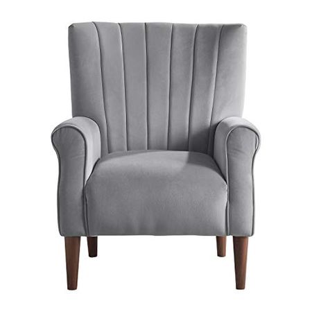 Lexicon Nellie Accent Chair, Dark Gray