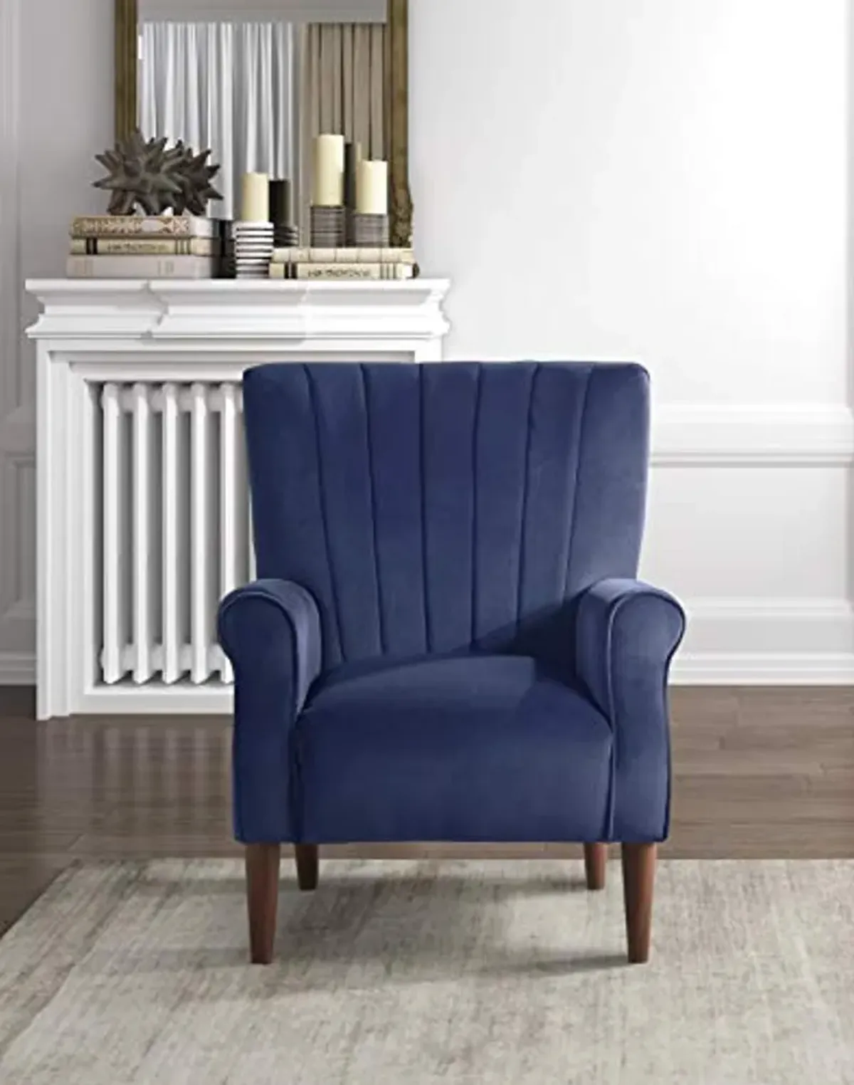 Lexicon Nellie Accent Chair, Navy Blue