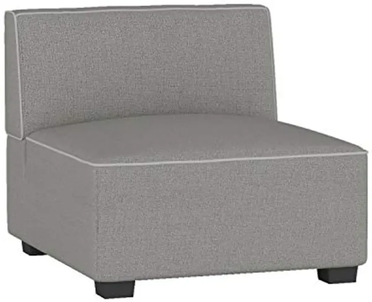 Lexicon Zayne Modular Unit, Armless Chair, Gray