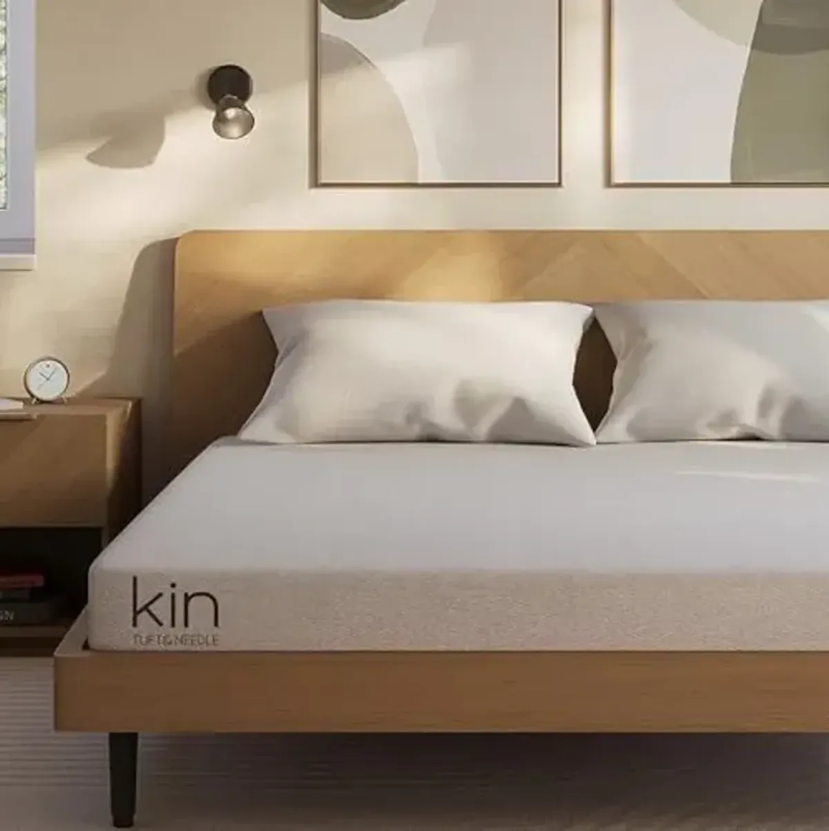Kin By Tuft & Needle Firm 6" Queen Adaptive Foam Mattress in a Box, Cooling Pressure Relief, Balanced Support, 100 Night Trial, Fiberglass-Free, CertiPUR-US, 10-Year Limited Warranty