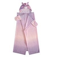 Heritage Kids Unicorn Hooded Blanket Snuggle Wrap for Girls,Soft Wearable Cozy Throw with Hand Pockets,50"x40”