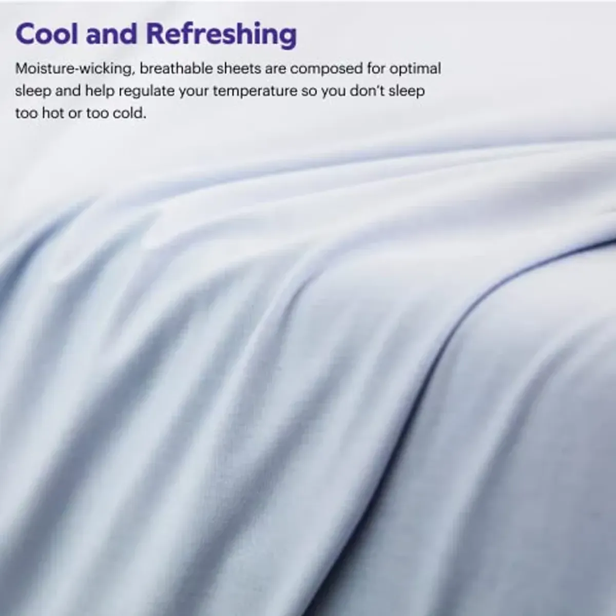 Purple SoftStretch Sheets, Full, Purple Mattress Sheets, Moisture-Wicking, Tan, Light Grey, Natural Oat