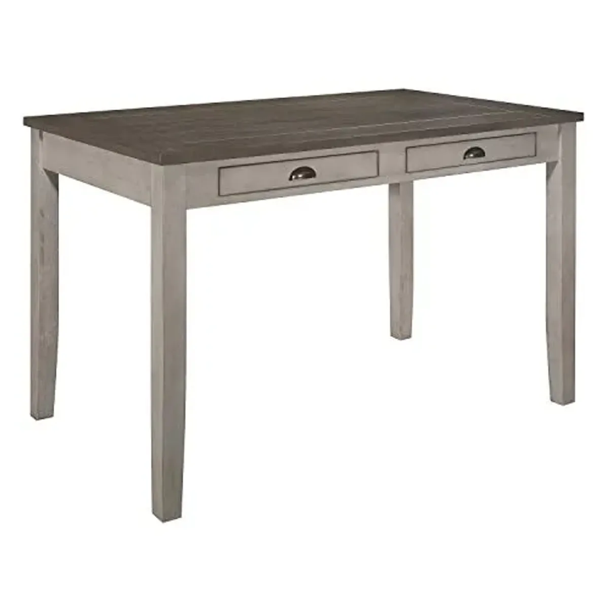 Lexicon Gordola Counter Height Table, Light Gray/Brown