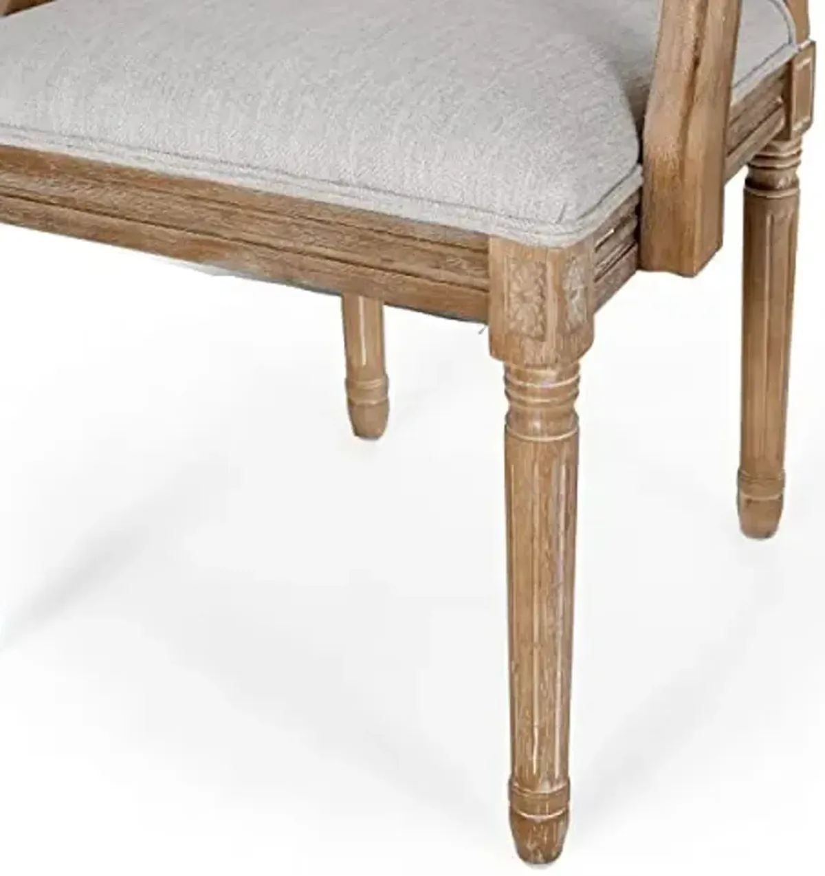 Christopher Knight Home Maria DINING CHAIR SETS, Light Grey + Natural