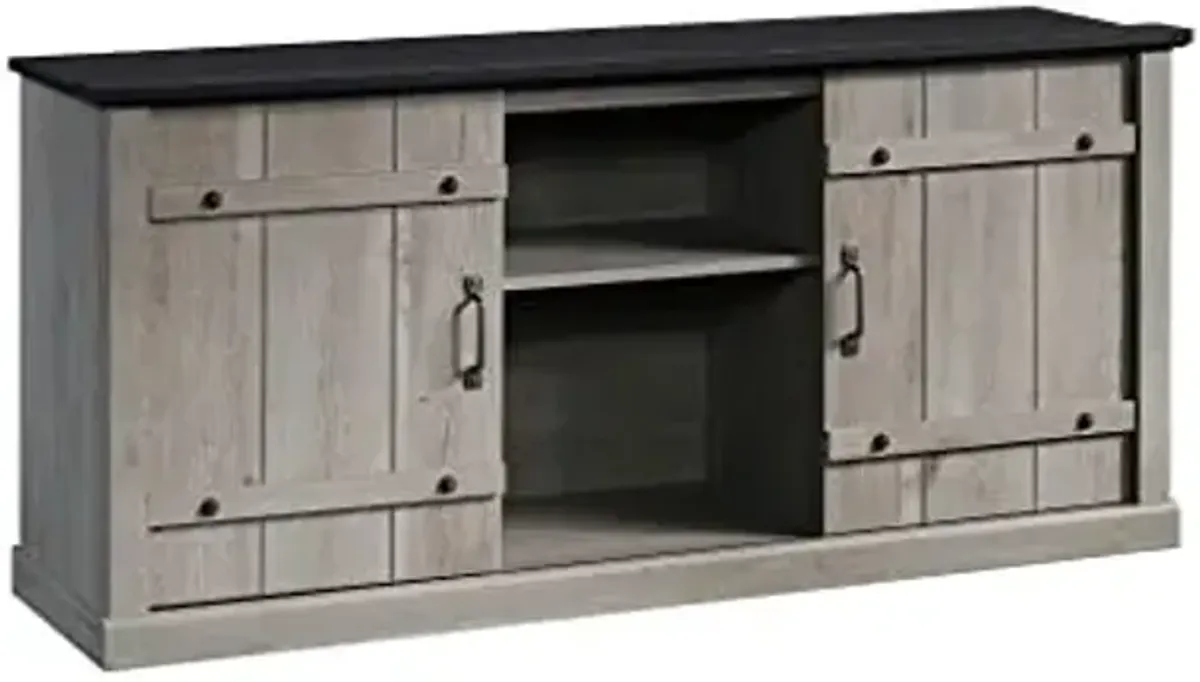 Sauder Misc Entertainment TV Credenza, for TVs up to 70", Mystic Oak Finish