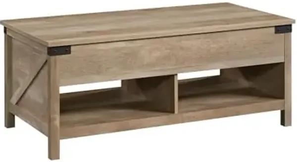 Sauder Bridge Acre Lift Top Coffee Table, Lintel Oak Finish