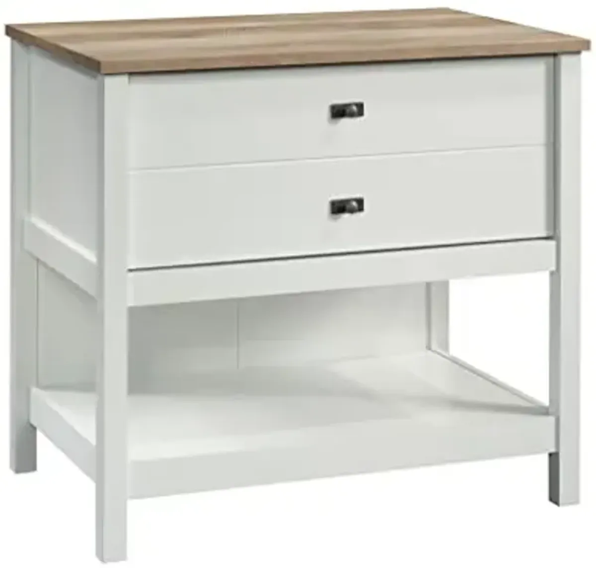 Sauder Cottage Road File Cabinet, Lateral File Cabinet, 1 Drawer Storage - Soft White Finish