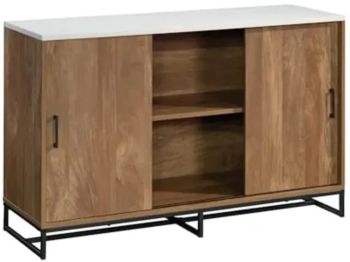 Sauder Tremont Row Modern TV Stand, for TV's up to 50", Sindoori Mango Finish
