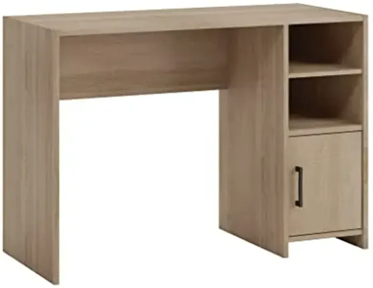 Sauder Beginnings Small Study Desk for Bedroom, Computer Desk for Small Spaces, in Summer Oak Finish
