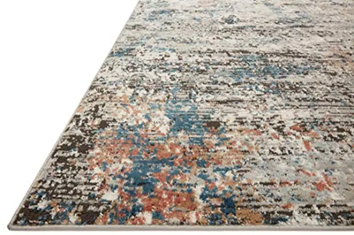 Loloi II Bianca Collection BIA-06 Granite/Multi 7'-11" x 10'-6" Area Rug