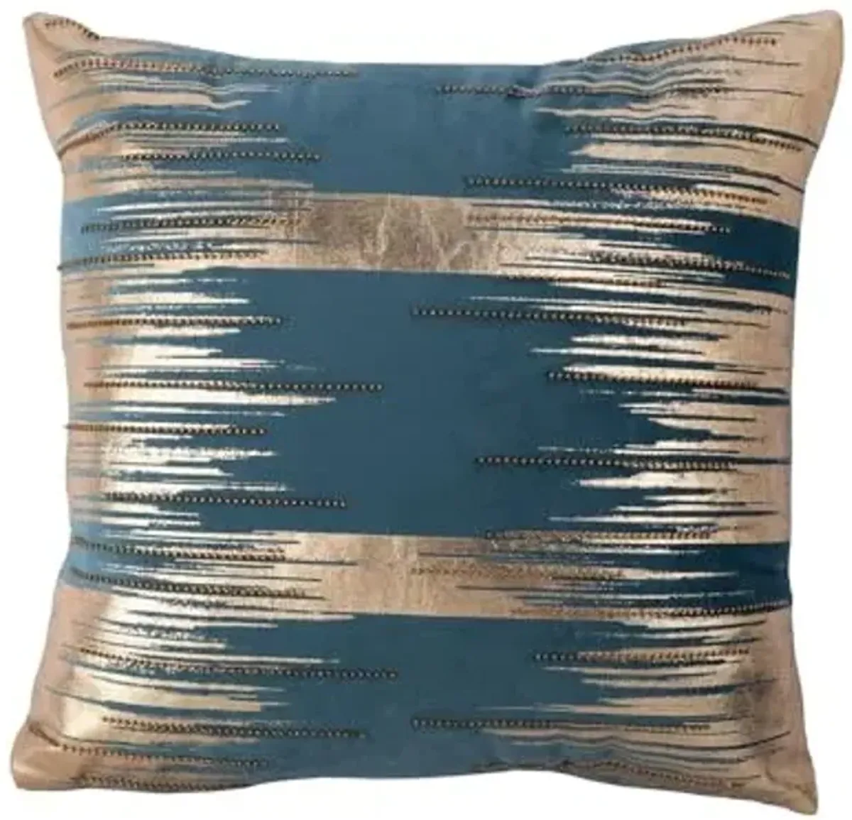 Safavieh Home Collection Prasla 18-inch Pine/Gold Metallic Decorative Accent Pillow PLS7147B-1818