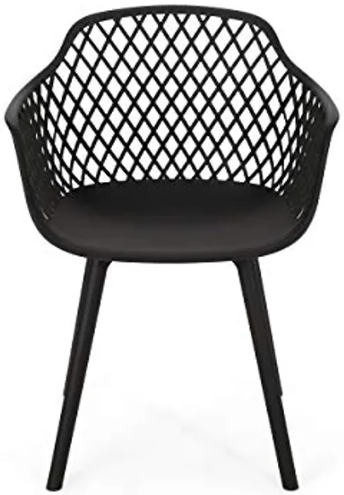 Christopher Knight Home Patrice Outdoor Dining Sets, Black + Sandblast Black