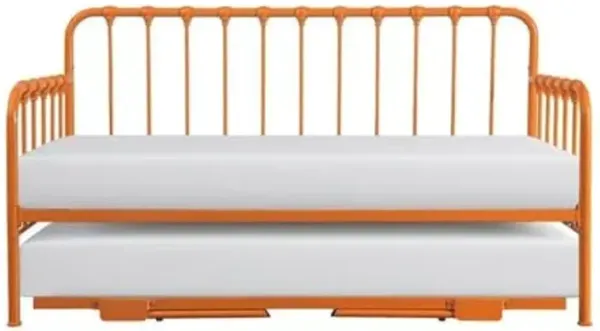 Homelegance Orange Daybed with Trundle 4983RN-NT Twin