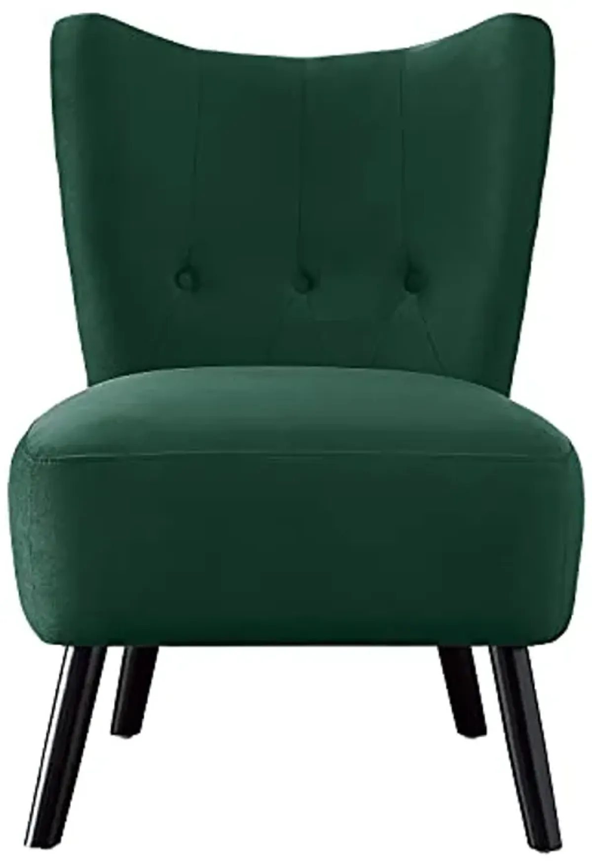 Lexicon Vada Tufted Velvet Accent Chair, 22.5" W, Green