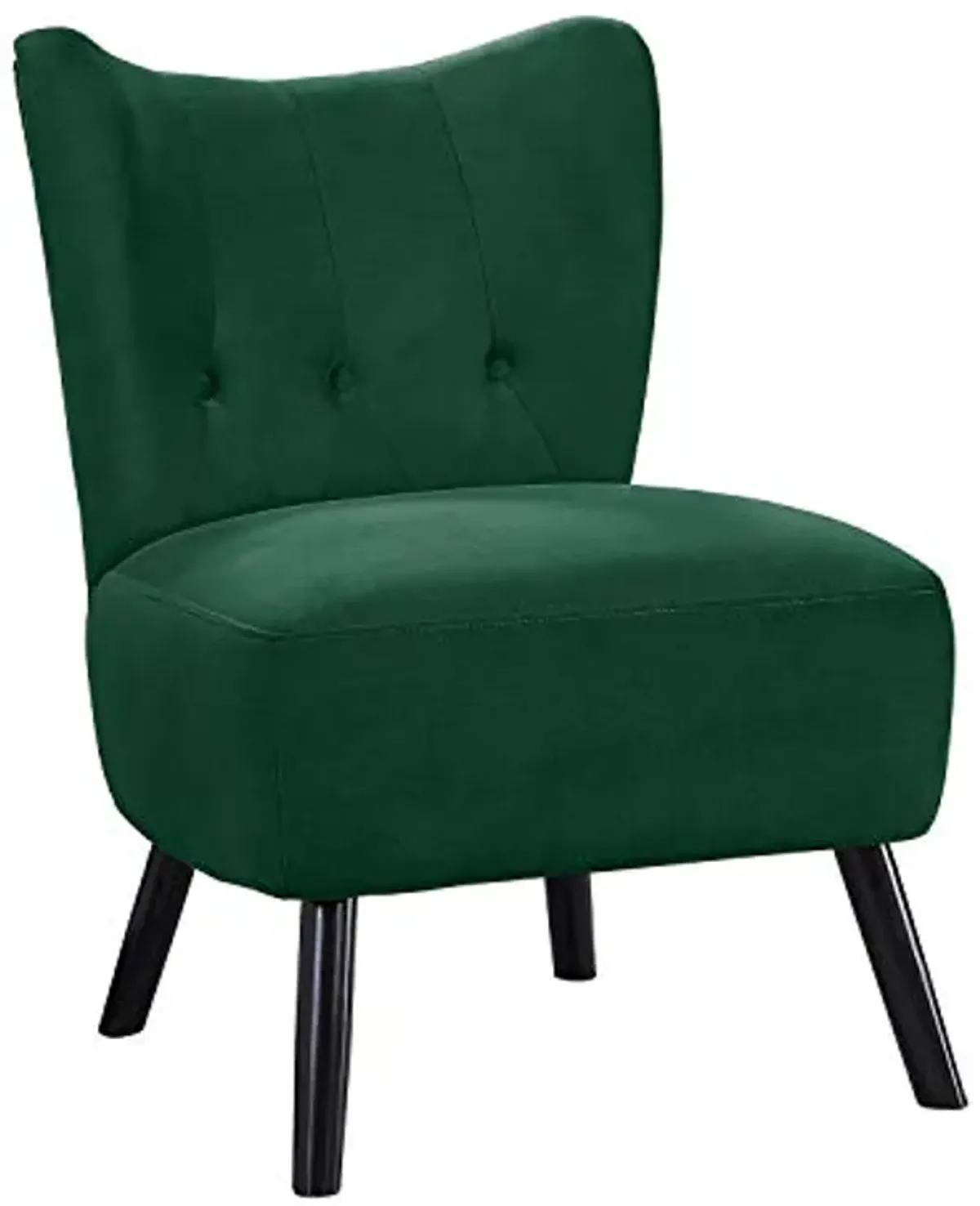 Lexicon Vada Tufted Velvet Accent Chair, 22.5" W, Green