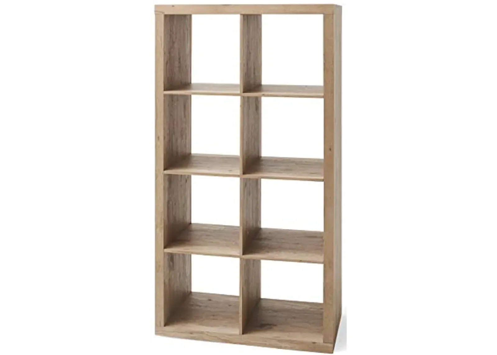 Better Homes & Gardens 8-Cube Storage Organizer, Natural Wood Grain Finishes